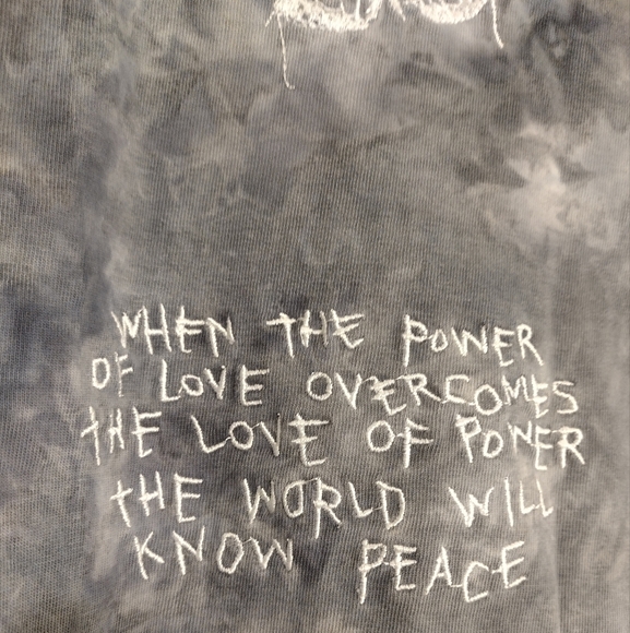 CHNGE Tie Dye Love Cropped T-shirt - Picture 7 of 7